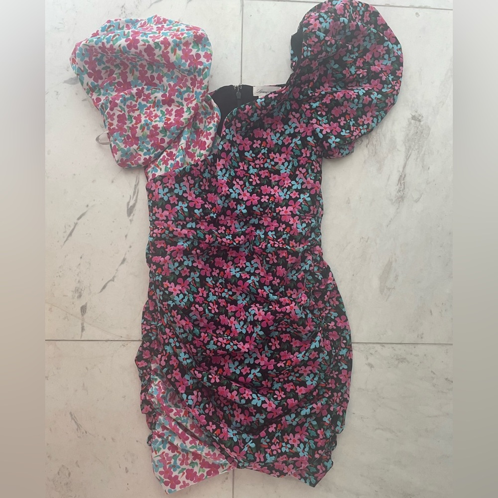 Lovers and Friends Meyer Mini Dress in Mixed Floral size xs - Picture 6 of 8